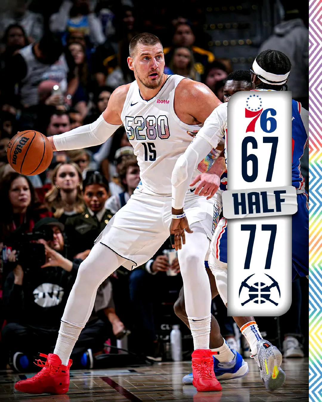 76人负开拓者,恩比德未能发挥 76人负开拓者,恩比德未能发挥